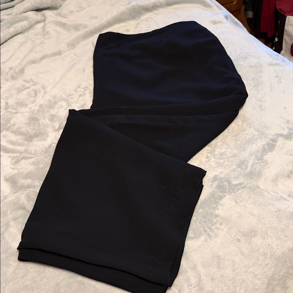 Charter Club Black Wide Leg Dress Pants